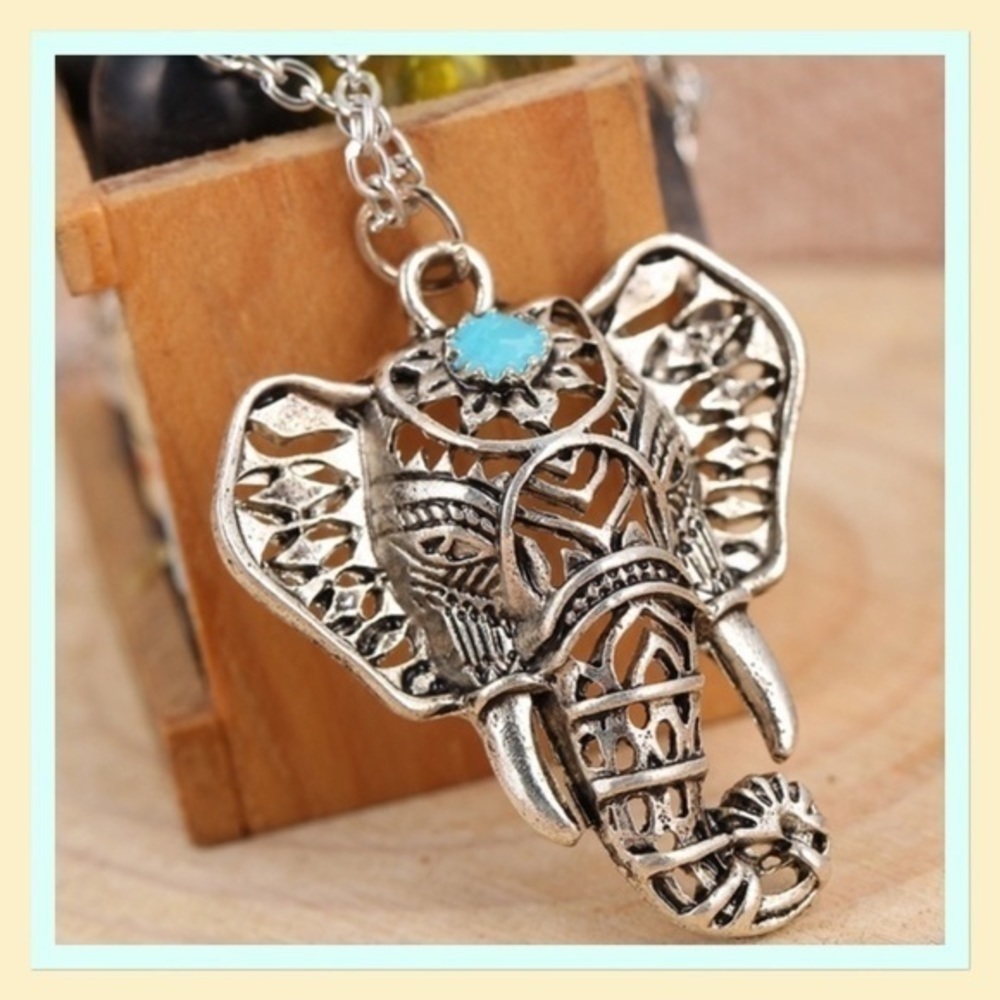 Necklace elephant/ tortoise - Picture 2 of 9